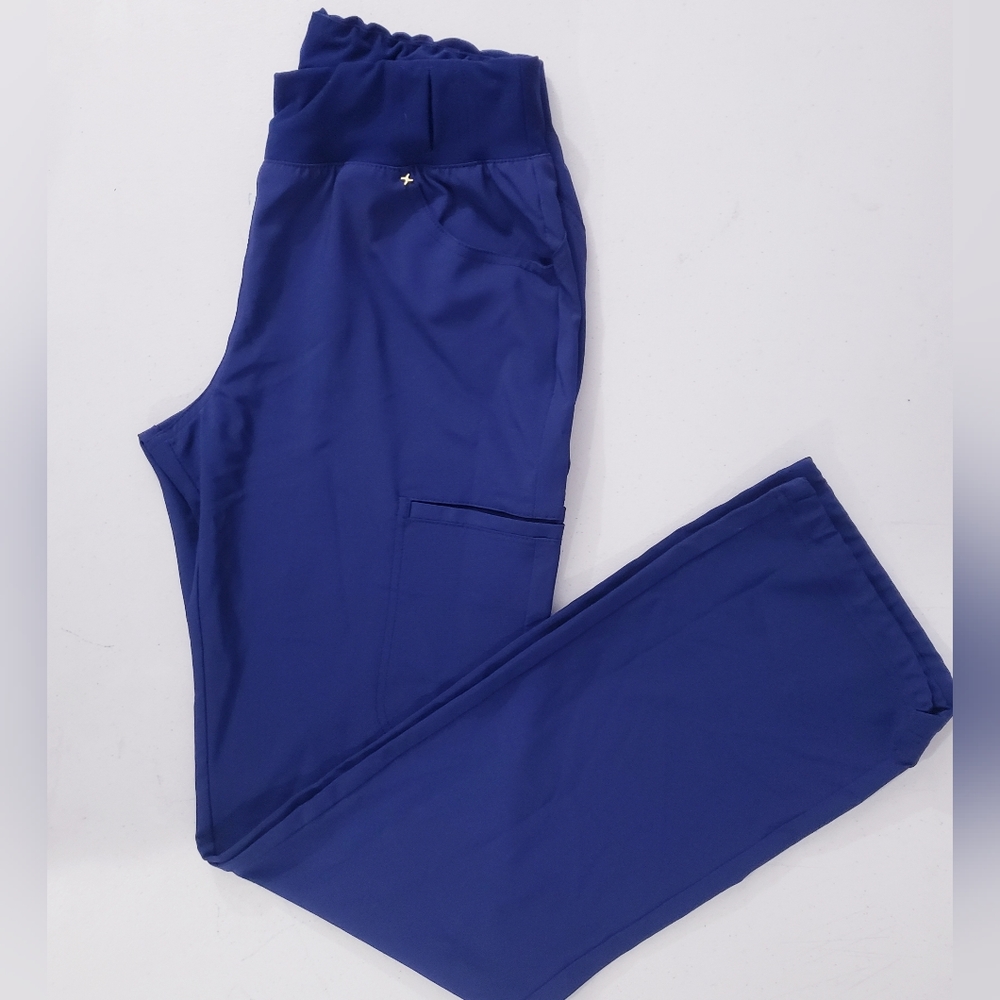 Cherokee Iflex Women's Scrubs Pant Mid Rise Straight Leg Pull size Medium Tall